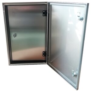 Tablero Acero Inoxidable  1000 X 800 X 300mm calidad 304 Importado con Cubre Comp.