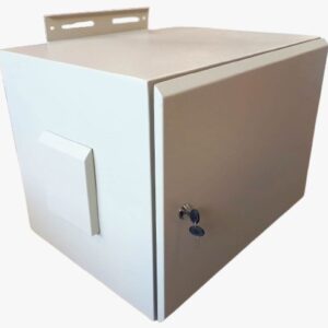 Rack Exterior Galvanizado 6 UR x 19" Prof x 450mm  Muro/Poste